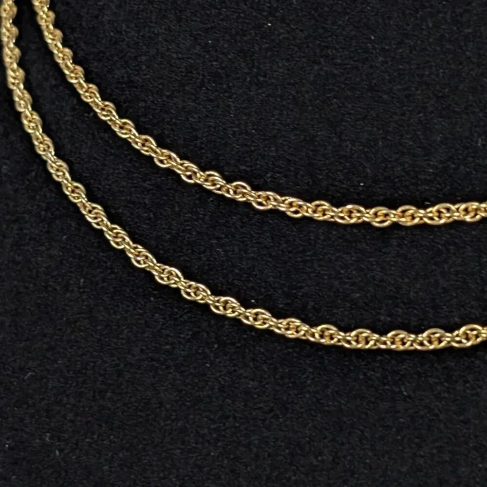 V. Dainty Rope Chain Necklace - Picture 2 of 5